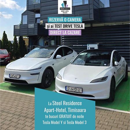 Apartments Steel Residence- Tesla Drive Experience Тімішоара Екстер'єр фото